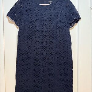 Navy Lace Dress